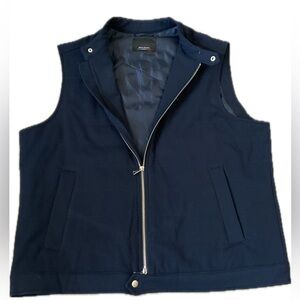 Matteo DeLucci Men's Royal  Blue Quilted Vest